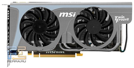 Общий вид MSI N460GTX Hawk