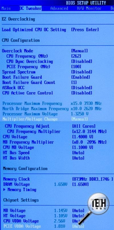 Материнская плата ASRock 890FXDeluxe4. BIOS Setup