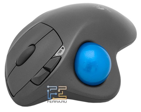 Общий вид Logitech Wireless Trackball M570