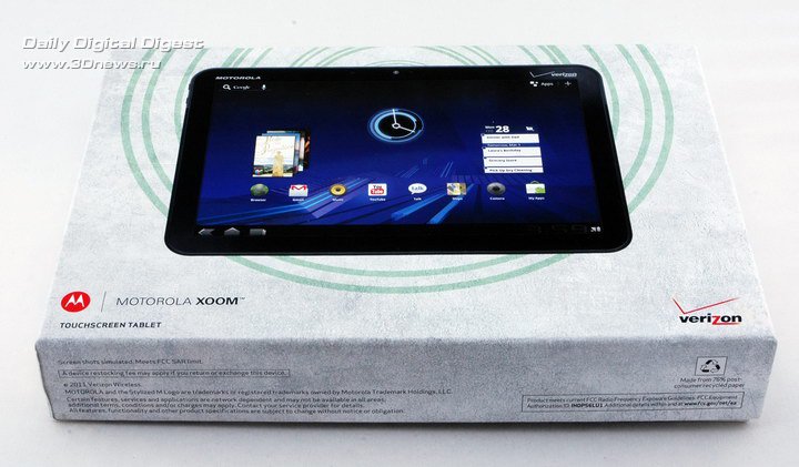 Планшетный ПК Motorola Xoom: несостоявшееся убийство iPad