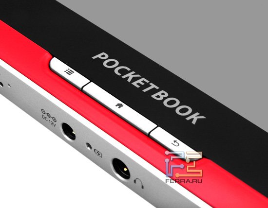 Клавиши управления под экраном PocketBook IQ 701