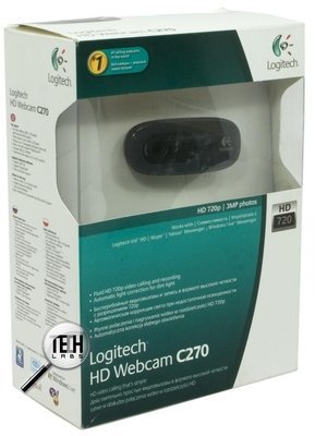 HD-вебкамера Logitech C270. Упаковка
