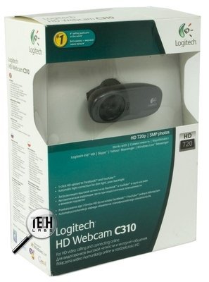 HD-вебкамера Logitech C310. Упаковка
