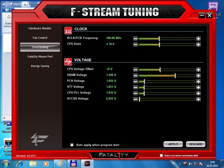 ASRock Fatal1ty P67 Professional AETU Overclock
