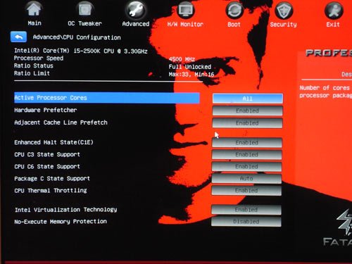 ASRock Fatal1ty P67 Professional CPU 1