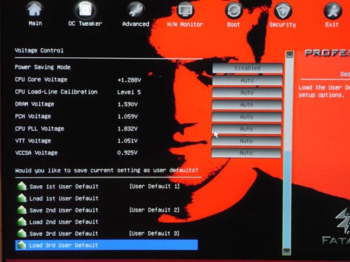 ASRock Fatal1ty P67 Professional profiles