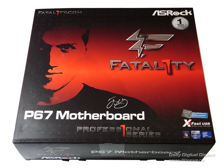 Обзор материнской платы ASRock Fatal1ty P67 Professional на чипсете Intel P67