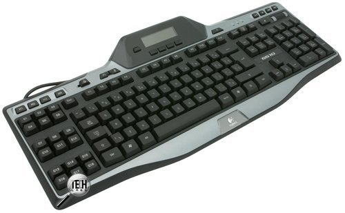 Геймерская клавиатура с подсветкой клавиш и дисплеем Logitech G510. Клавиатура, общий вид