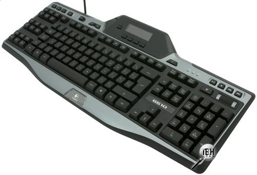 Геймерская клавиатура с подсветкой клавиш и дисплеем Logitech G510. Основные кнопки