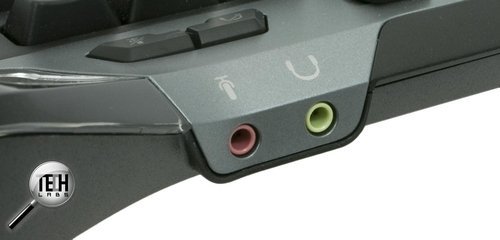 Геймерская клавиатура с подсветкой клавиш и дисплеем Logitech G510. Аудиоразъемы