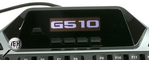 Геймерская клавиатура с подсветкой клавиш и дисплеем Logitech G510. Экран