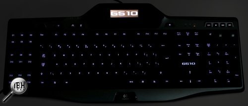Геймерская клавиатура с подсветкой клавиш и дисплеем Logitech G510. Подсветка