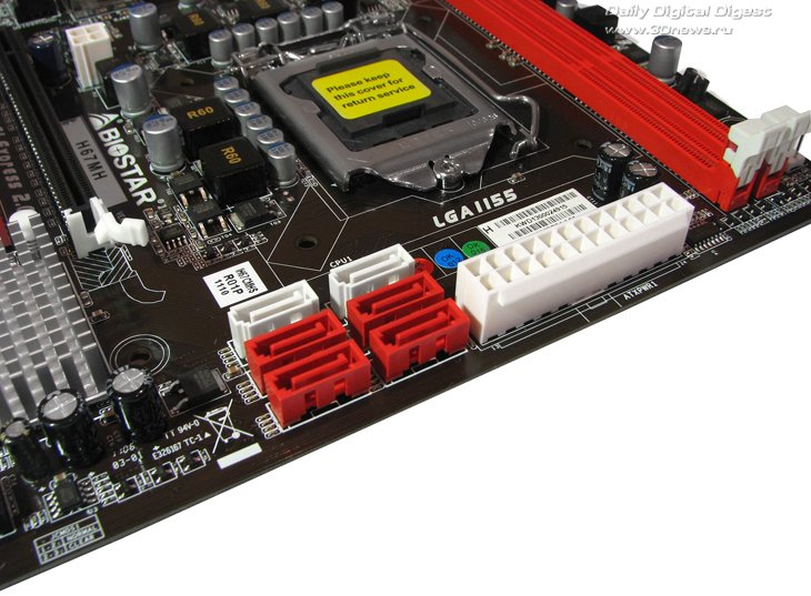Biostar H67MH угол