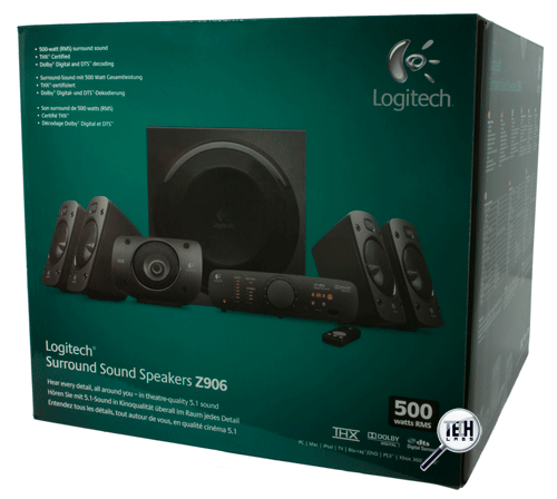 Logitech Z906. Упаковка