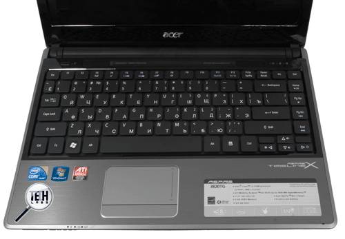 Acer Aspire 3820TG. Клавиатура