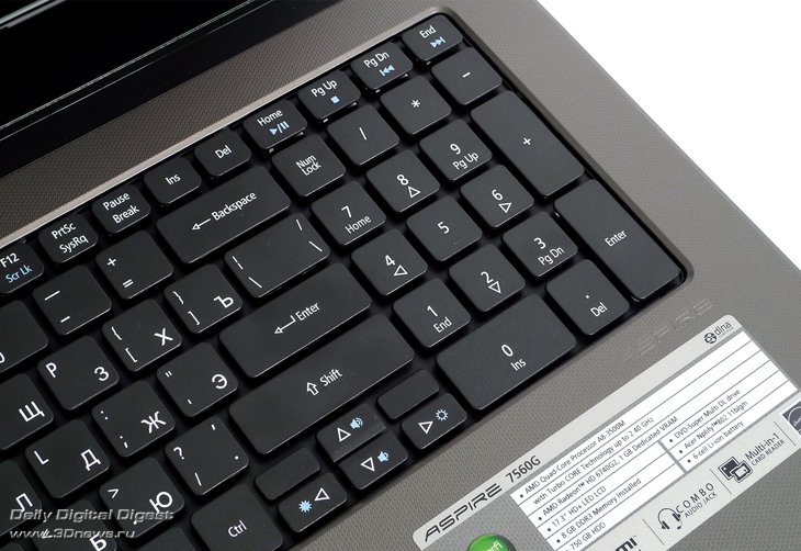 Тест ноутбука Acer Aspire 7560G с процессором AMD A8: все любопытственнее и любопытственнее