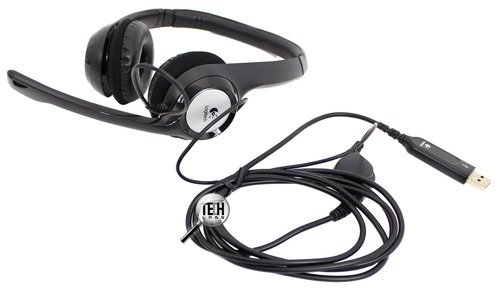 Проводная гарнитура Logitech Stereo Headset H390. Комплектация: гарнитура