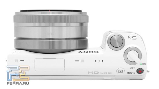 Верхняя сторона корпуса Sony NEX-5N