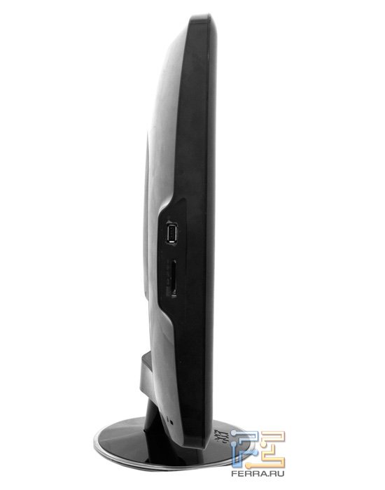 Acer DX241H, вид сбоку