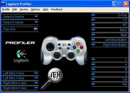 Logitech Wireless Gamepad F710. ПО