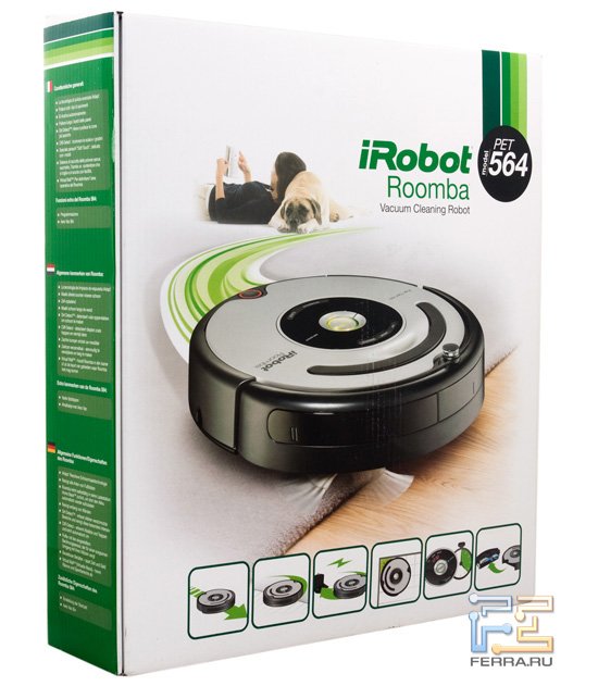 Упаковка с пылесосом iRobot Roomba 564 PET