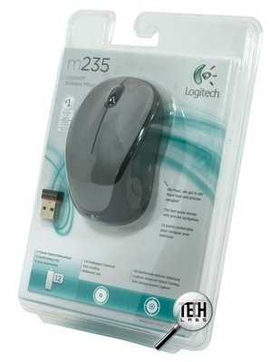 Беспроводная ноутбучная мышь Logitech M235. Упаковка