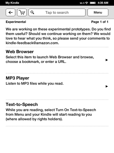 Электронный ридер Amazon Kindle Touch – обзор