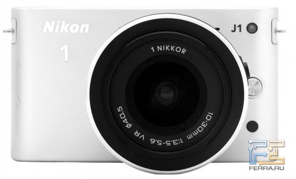 Nikon 1 J1, лицевая часть