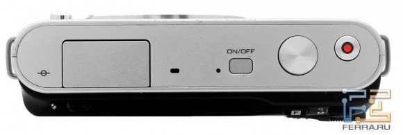 Nikon 1 J1, верхняя часть камеры