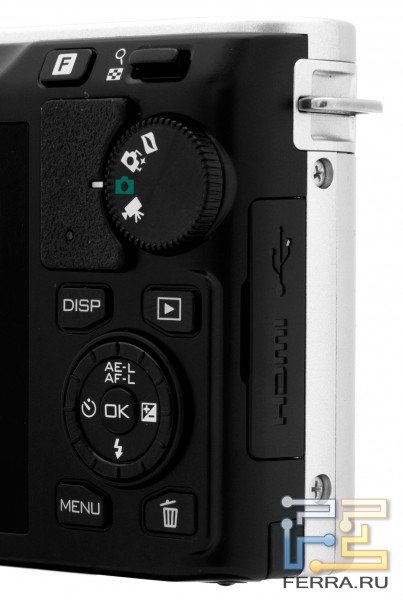 Nikon 1 J1, органы управления