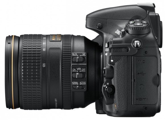 Nikon D800, вид слева
