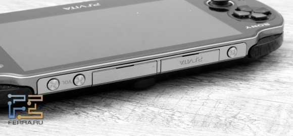 Верхняя грань PS Vita