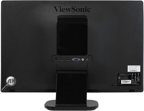 ViewSonic VX2453mh-LED. Вид сзади
