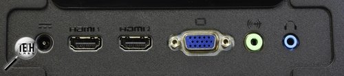 ViewSonic VX2453mh-LED. Разъемы