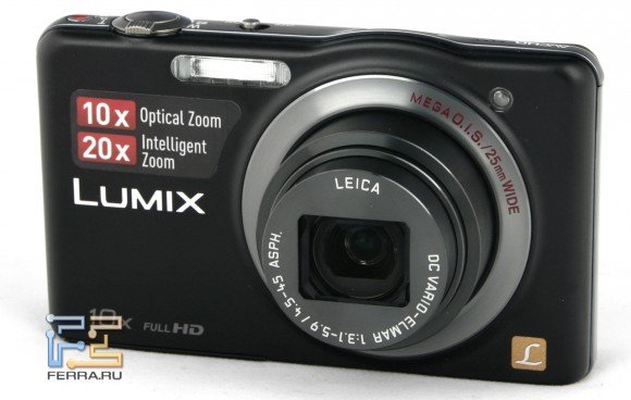 Panasonic Lumix DMC-SZ7, вид спереди