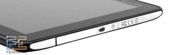 Правый бок Acer Iconia Tab A510
