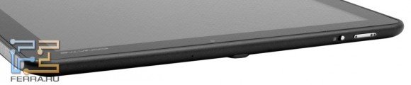 Верхняя грань планшета Acer Iconia Tab A510