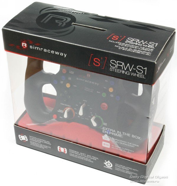 Игровой манипулятор SteelSeries SRW-S1 Steering Wheel: рулите в воздухе