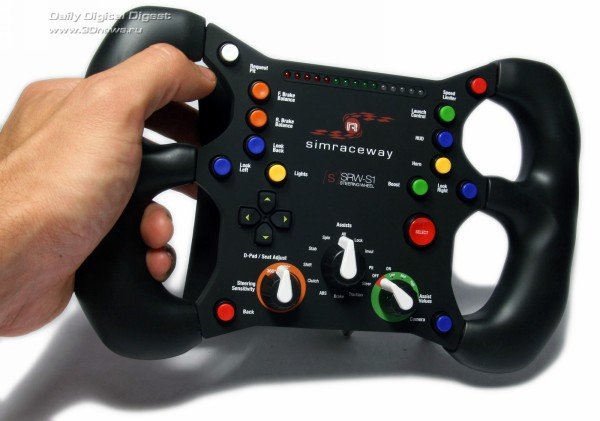 Игровой манипулятор SteelSeries SRW-S1 Steering Wheel: рулите в воздухе