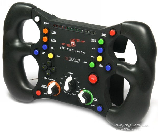 Игровой манипулятор SteelSeries SRW-S1 Steering Wheel: рулите в воздухе