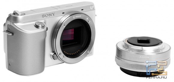 Sony NEX-F3 с объективом 16/2.8