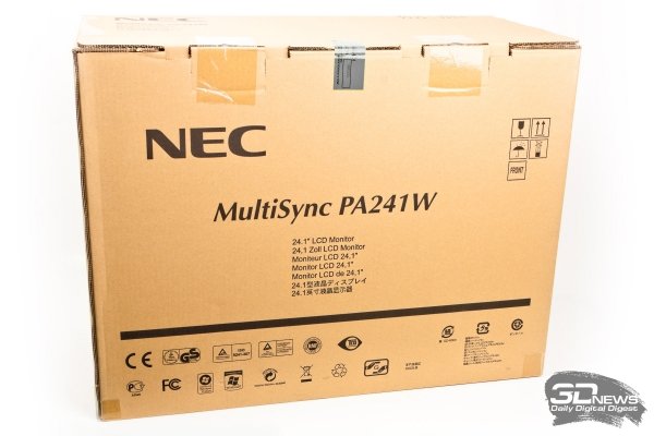 Обзор монитора NEC MultiSync PA241W: прецизионный перфекционист
