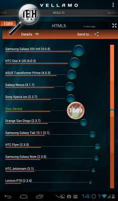 Huawei MediaPad – скриншот