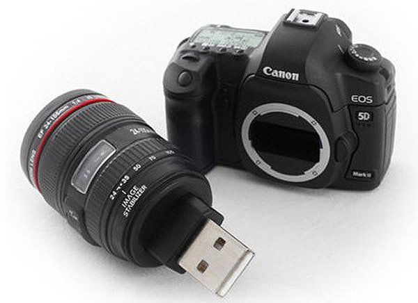 USB-накопитель в виде фотоаппарата Canon