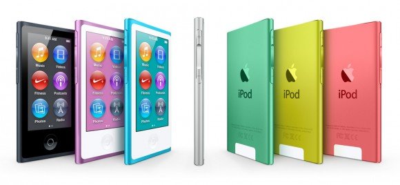 Доступные цвета для iPod nano