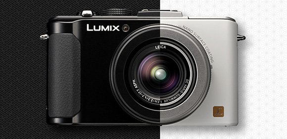 Panasonic Lumix LX7 в черном и белом корпусе