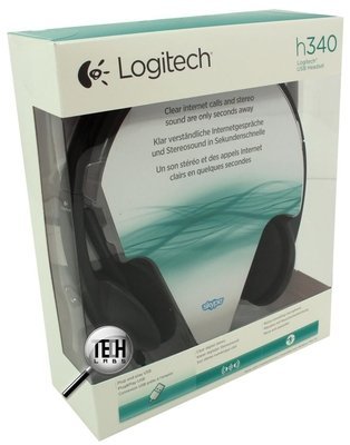 Гарнитура Logitech H340. Упаковка