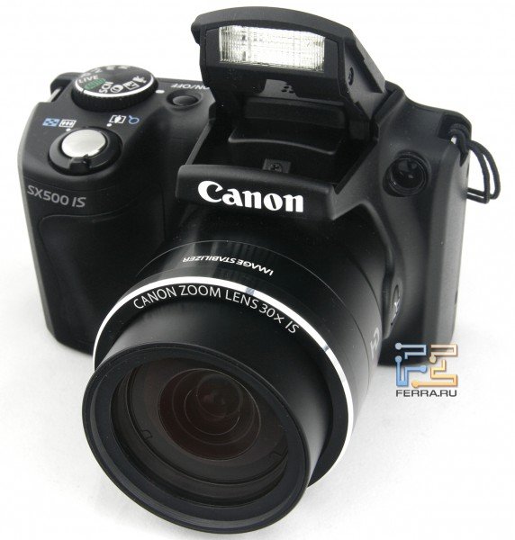 Общий вид Canon PowerShot SX500 IS