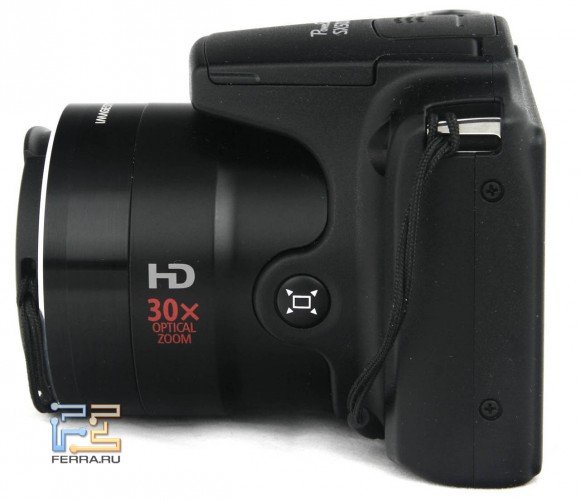 Canon PowerShot SX500 IS, вид справа