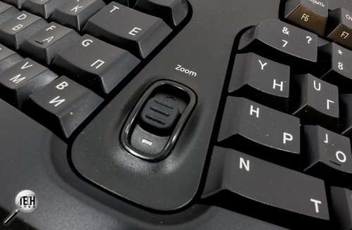 Эргономичная проводная клавиатура Microsoft Natural Ergonomic Keyboard 4000. Переключение масштаба